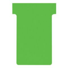 Fiches T Indice 2 / 60 mm - Vert NOBO Lot de 100 visuel