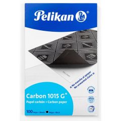 Lot de 100 feuilles de Papier Carbone - A4 - Noir : PELIKAN 1015G Visuel