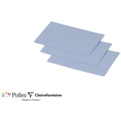 Photo POLLEN : Carte de papier Bleu lavande - Format 70 x 95 mm 11239C