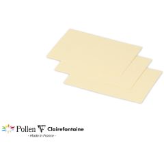 Photo POLLEN : Carte de papier Chamois - Format 70 x 95 mm 11276C