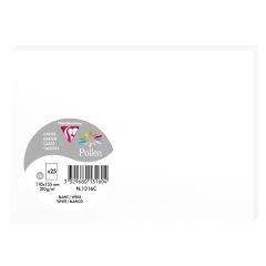 Photo POLLEN Carte Blanc 110 x 155 mm C6 1316C  Clairefontaine