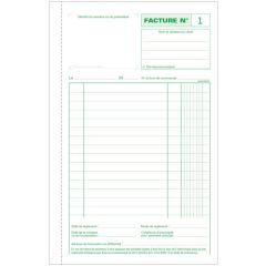 Photo FACTURES Carnet autocopiant Tripli - 210 x 135 mm EXACOMPTA