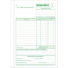 Photo Auto-Entrepreneur - Facture - Carnet autocopiant Dupli 210 x 148 mm EXACOMPTA