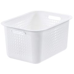 Photo Corbeille de rangement - 280 x 370 x 200 mm - Blanc SMARTSTORE Basket Recycled