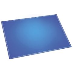 Photo Sous-main personnalisable translucide - Bleu LAUFER Durella Transparent Fluo