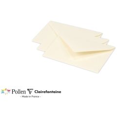 Photo Enveloppe POLLEN Ivoire irisé Format  75 x 100 mm 54040C