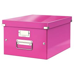 Photo Boite de rangement WOW - Format A4 - Rose LEITZ 6044-00-23 