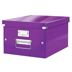 Photo Boite de rangement WOW - Format A4 - Violet LEITZ 6044-00-62 