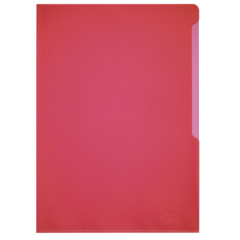 Photo DURABLE : Lot de  100 pochettes à coins A4 - Rouge - 2337-03