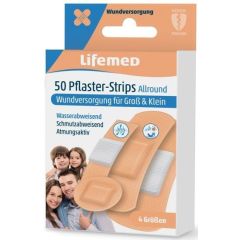 Photo Pansements imperméables - 4 tailles - Chair LIFEMED Allround 
