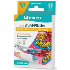 Photo Pansements à découper pour enfants - 500 x 60 mm - Ninjas LIFEMED