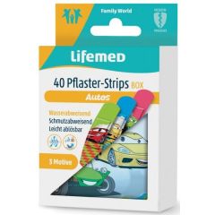 Photo Pansements pour enfants - 60 x 17 mm - Voitures - Boite LIFEMED