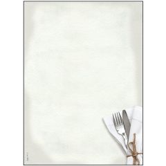 Photo Lot de 50 Feuilles de papier - Menu Dîner SIGEL 