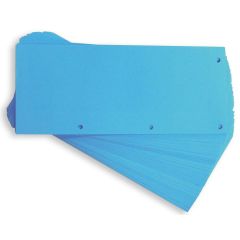Intercalaires en carton Duo - 240 x 105 mm - Bleu ELBA modèle
