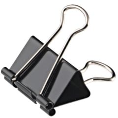 Photo Pince double clip - Largeur 19 mm - Noir WONDAY