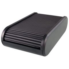 HELIT : Boite pour 300 cartes de visite Linear - Noir - H6218095