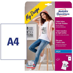 Photo Films transfert T-shirts clairs - Blanc AVERY MD1001