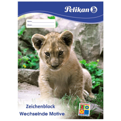 Photo PELIKAN : Bloc à dessin de 20 feuilles - A4 