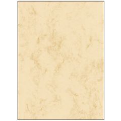 Image SIGEL DP397 : Lot de 50 feuilles marbrées - Format A4 - Beige