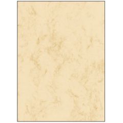 Photo SIGEL T1081 Feuilles marbrées - Format A4 - Beige