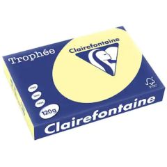 Ramette de papier Trophée de 250 feuilles A3 120g - Canari : CLAIREFONTAINE Photo