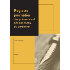 Registre Pointage de Présences et Absences LE DAUPHIN 53935D