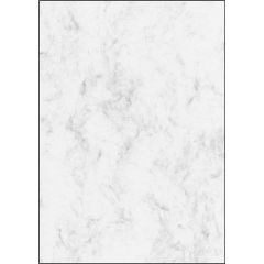 SIGEL DP183 : Lot de 25  feuilles marbrées - Format A4 - Gris