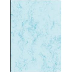 Lot de 50 Feuilles marbrées - Format A4 - Bleu (Papier à lettres) SIGEL DP551 image