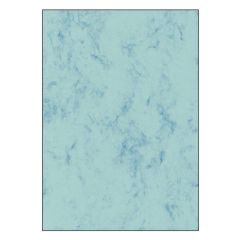 SIGEL DP261 : Lot de 100 feuilles marbrées - Format A4 - Bleu