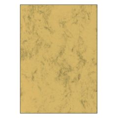 SIGEL DP262 : Lot de 100 feuilles marbrées - Format A4 - Brun sable