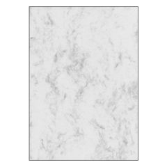 SIGEL DP396 : Lot de 50 feuilles marbrées - Format A4 - Gris