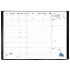 Agenda de poche 2025 Semainier - Affaires 100 x 150 mm QUO VADIS intérieur