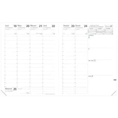 Agenda Semainier 2024 - Ministre - 160 x 240 mm - Framboise : QUO VADIS Club image