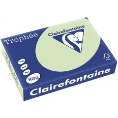 Ramette de papier Trophée de 250 feuilles A4 160g - Vert Nature : CLAIREFONTAINE Photo