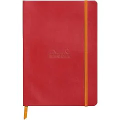 RHODIA : Carnet ligné RHODIARAMA A5 Rouge 117403C