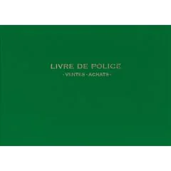 Registre Bijoutier - Achats/Ventes - Livre de police pour métaux précieux Elve 14172