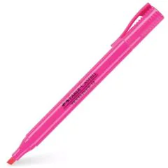 Surligneur à pointe biseautée - Rose : FABER-CASTELL Textliner 38 Image