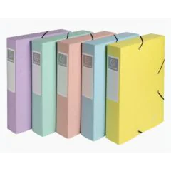 Boîte de classement Cartobox - Dos 60 mm - Assortiment Aquarel : EXACOMPTA assort