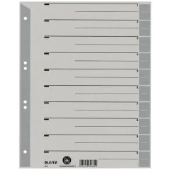Photo Intercalaires en carton - 240 x 300 mm - 230g/m² - Gris : LEITZ Lot de 100 - 1652-00-85