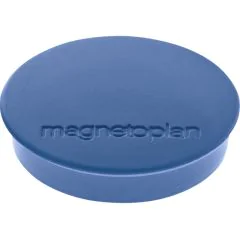 Photo Lot de 10 Aimants ronds Discofix - 30 mm - Bleu foncé : MAGNETOPLAN 1664214