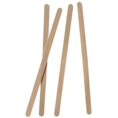 Photo Touillettes en bois - 140 mm PAP STAR Pure