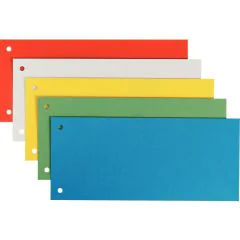Intercalaires en carton - 240 x 105 mm - Assortiment LEITZ Lot de 25 Image