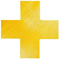 CROIX Marquage adhésif de zone de danger - Jaune DURABLE 