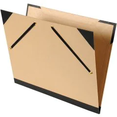 Photo CANSON : Chemise à dessin Kraft à élastique - Format 320 x 450 mm