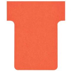 Photo Fiches T - Indice 1.5 / 45 mm - Rouge : NOBO Lot de 100  réf. 2001503