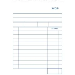 AVOIRS : Carnets autocopiants dupli 2154 - 100 x 155 mm