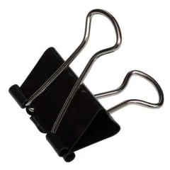 Pince double clip en acier - Largeur 51 mm - Noir MAUL Mauly Lot de 6