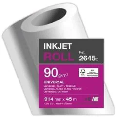 Papier pour Traceur jet d'encre - 914 mm x 45 m : CLAIREFONTAINE 2645C Image