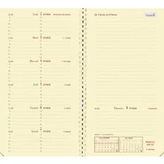Agenda 2024/2025 - Italnote - 88 x 170 mm - Noir QUO VADIS carnet