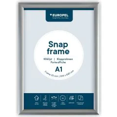 Cadre Porte affiche - A1 - Argent : EUROPEL image